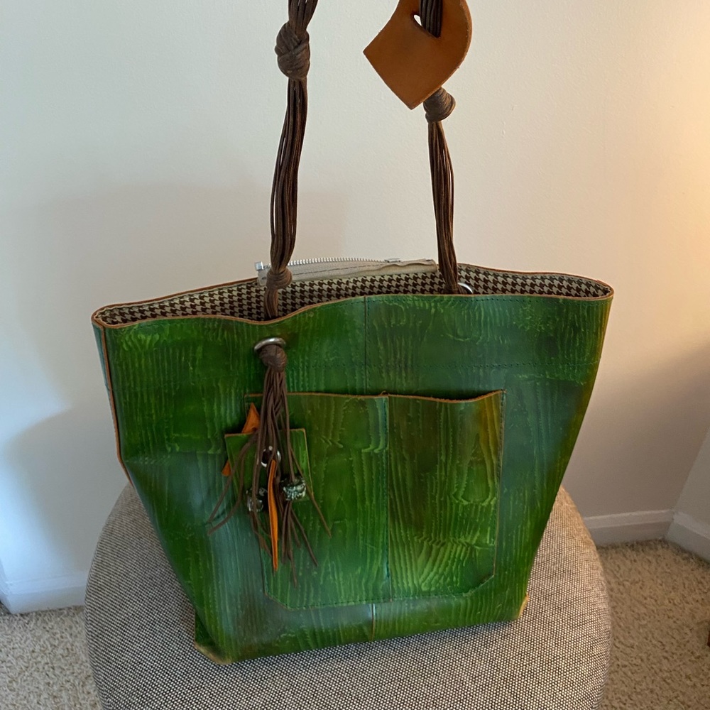 One of a kind artist tote